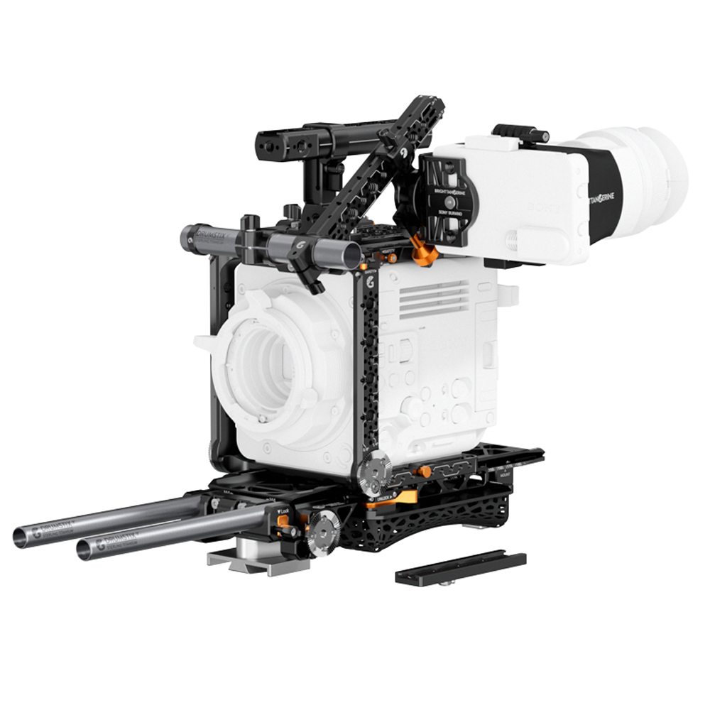 B4004-0049-1 Bright Tangerine - Sony Burano - Expert Documentary (Two-Axis) Kit - B4004.0049