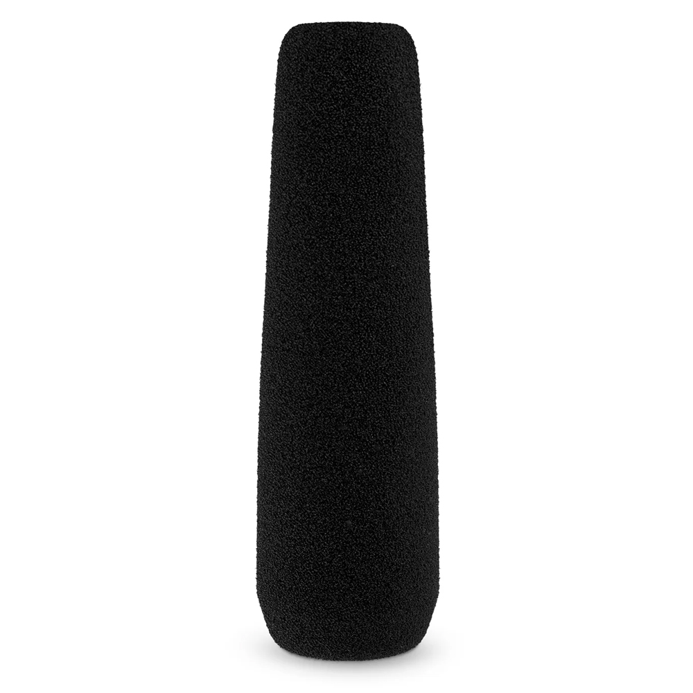 Radius - Schaumstoffwindschutz, Schwarz 15cm (19/22mm)