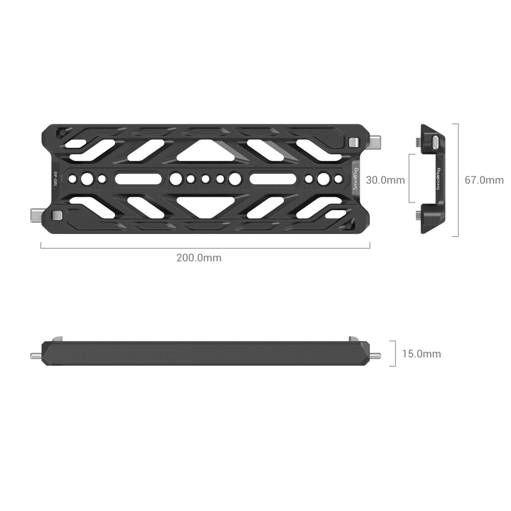 SmallRig - 8'' Lightweight ARRI Dovetail Plate - 3770