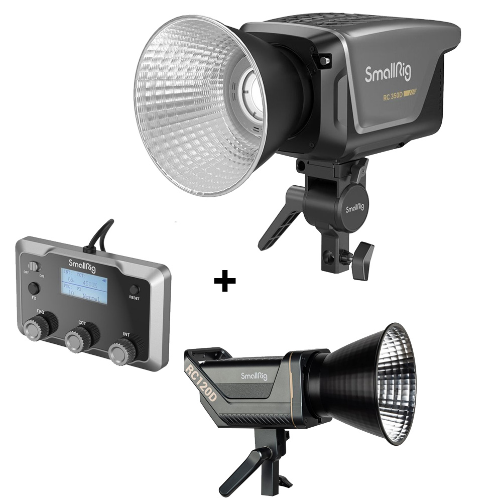 Smallrig - COB Light RC350D + GRATIS RC120 Daylight + Panel