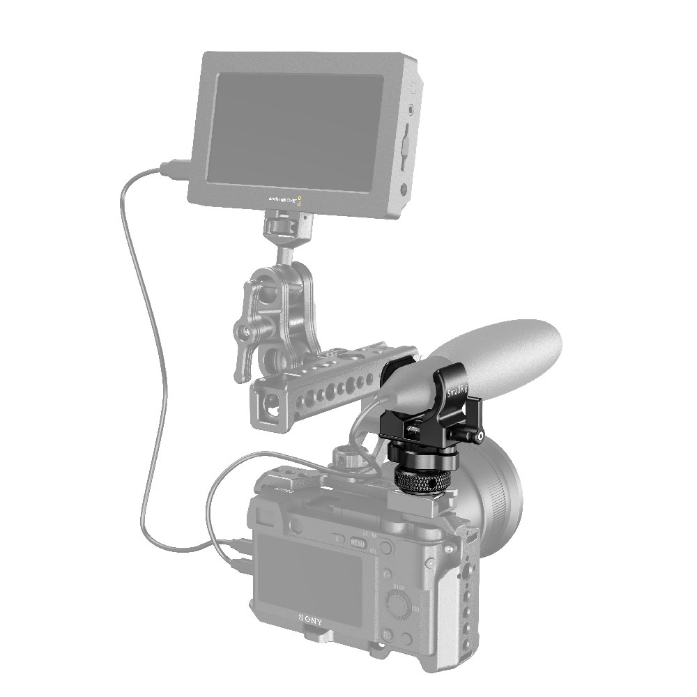 Smallrig - Shotgun Microphone Holder (Cold Shoe) - BSM2352