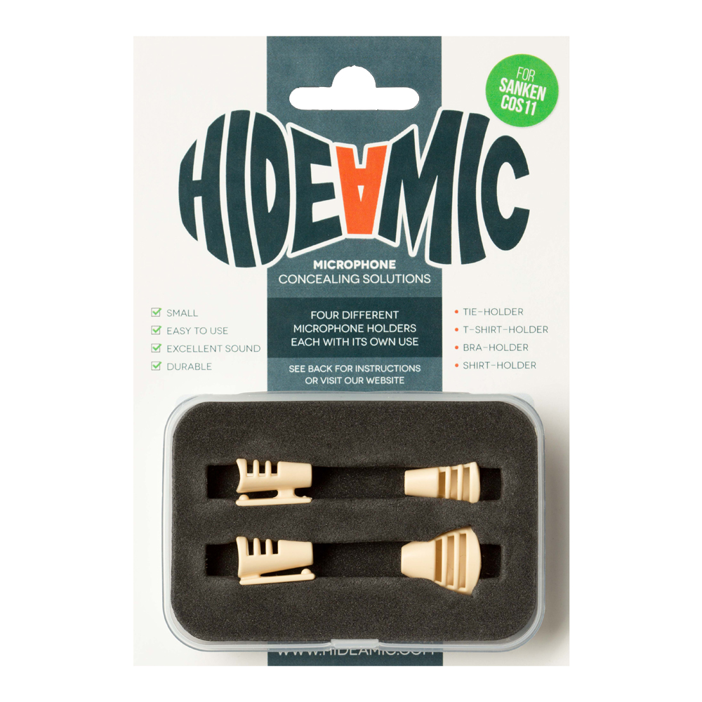 Hide a Mic - Concealer Set für Sanken COS 11 / Beige Hide a Mic - Concealer Set für Sanken COS 11 / Beige