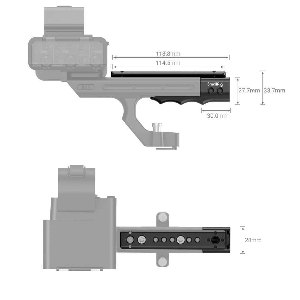 Smallrig - Sony FX3/FX30 XLR Handle Extension Rig - MD3490
