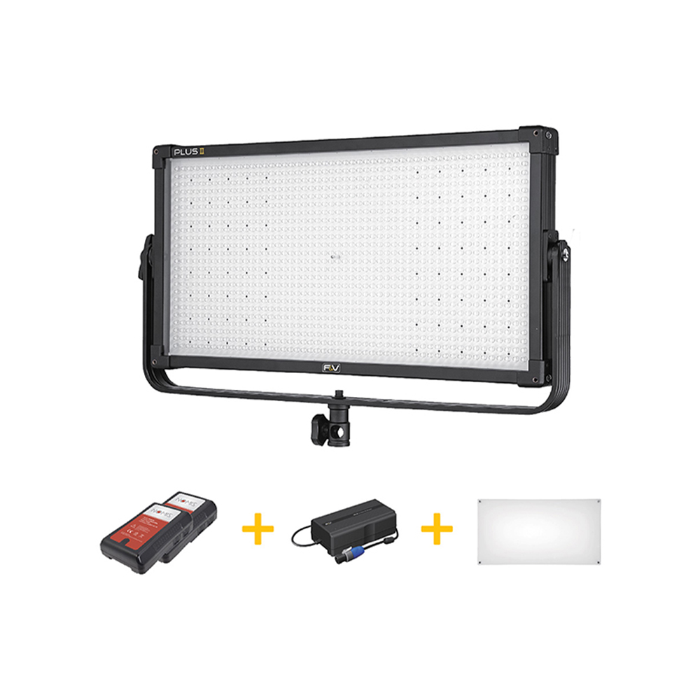 F&V - Bundle K8000S SE Bi-Color LED Studio Panel mit 2x NVM-95