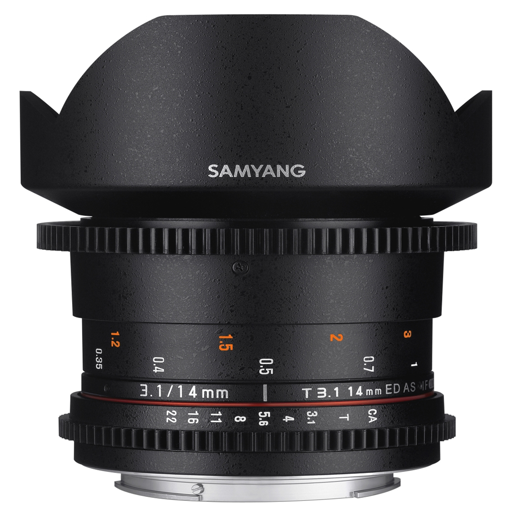 Samyang - 14/3.1 Video DSLR II Objektiv für Canon EF