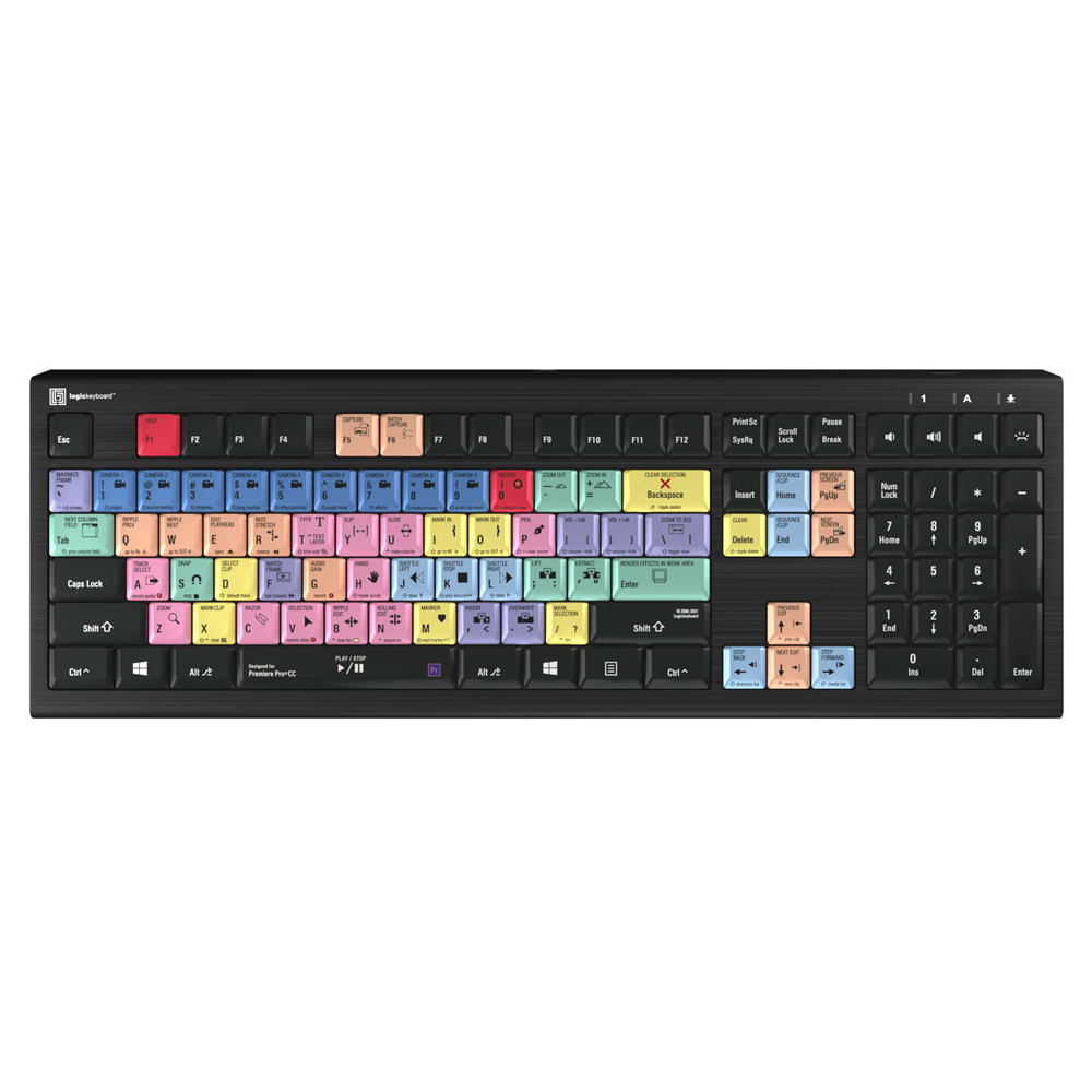 LogicKeyboard - Adobe Premiere Pro CC - PC Astra2 Serie