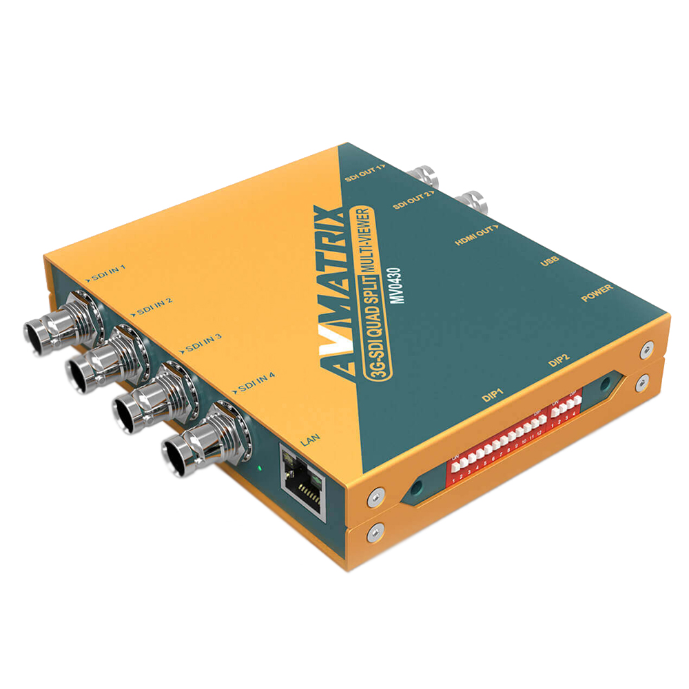 AVMATRIX - 3G-SDI QUAD Split Multiviewer