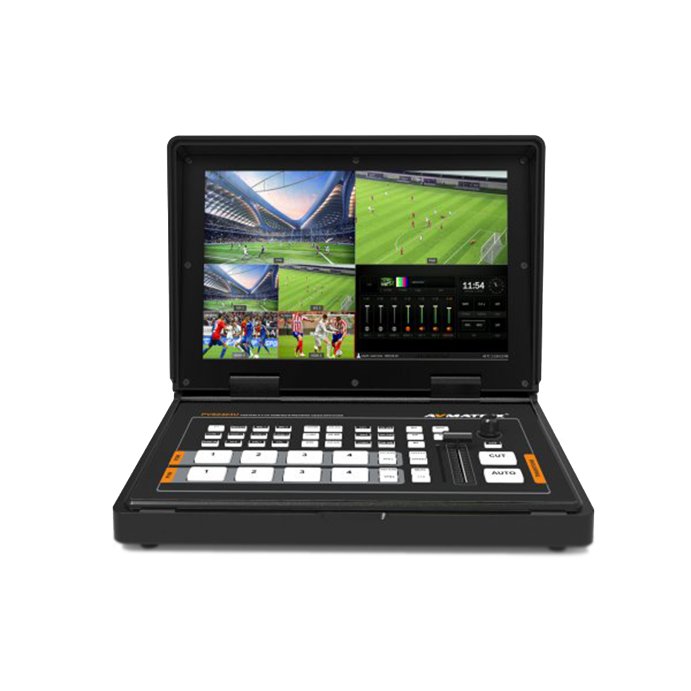 AVMATRIX - Portable 10.1" 4-CH SDI & HDMI Video Switcher