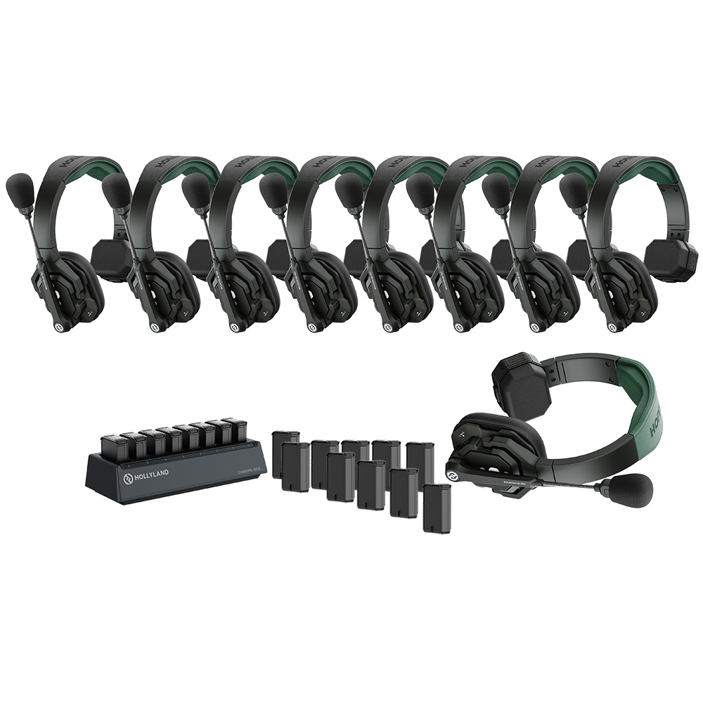Hollyland - SOLIDCOM SE PRO 9S (1x Master + 8x Remote Headset)