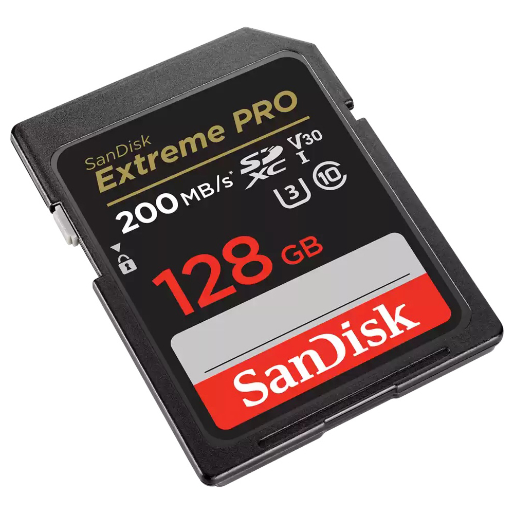 Sandisk - Extreme Pro SDXC 128 GB 200 MB/s V30