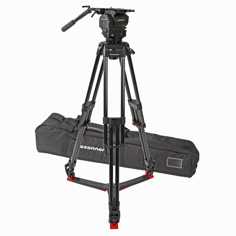 OConnor - 1040 Fluid Head & 30L Tripod mit Floor Spreader