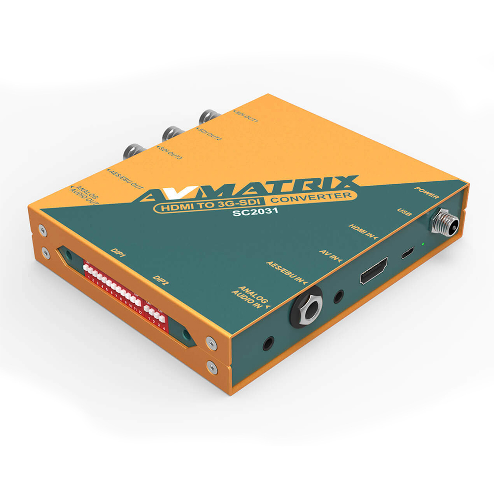 AVMATRIX - HDMI / AV to 3G-SDI Scaling Converter