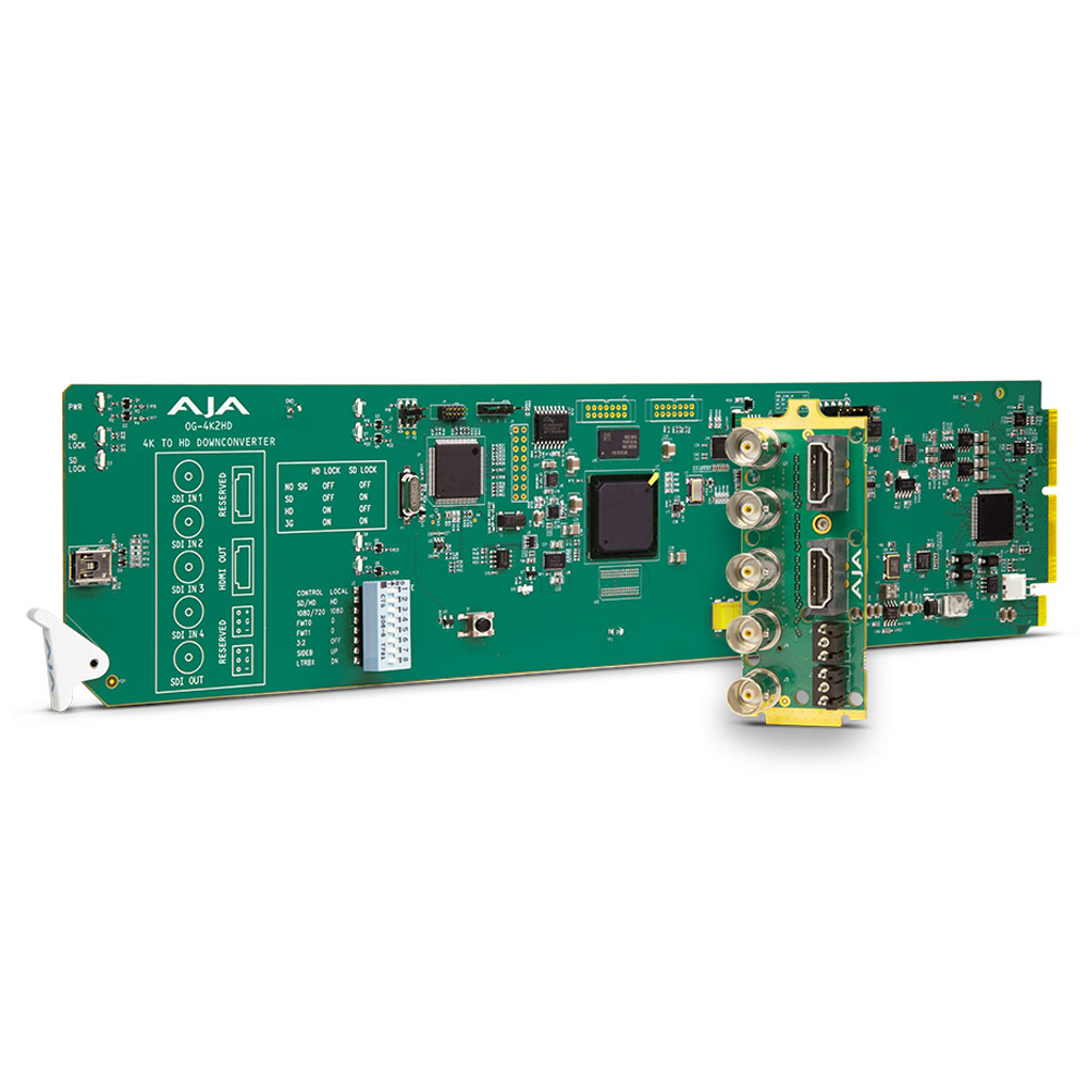 og_4k2hd_01 AJA - OpenGear 4K zu HD Downconverter
