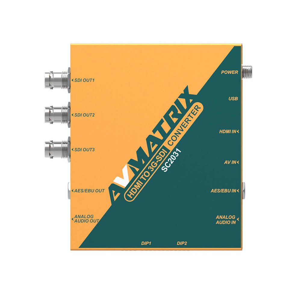 AVMATRIX - HDMI / AV to 3G-SDI Scaling Converter