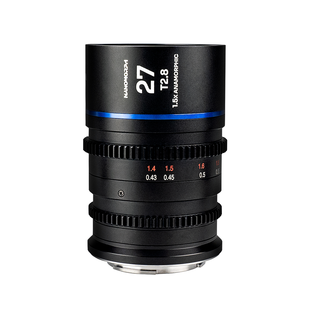 LAOWA - Nanomorph 27mm T2,8 1,5X mit Sony E-Mount - Blau