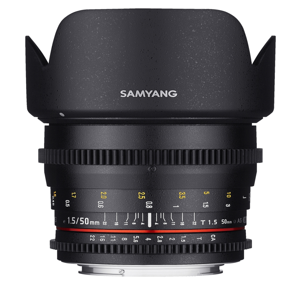 Samyang - 50/1,5 Video DSLR Objektiv für MFT