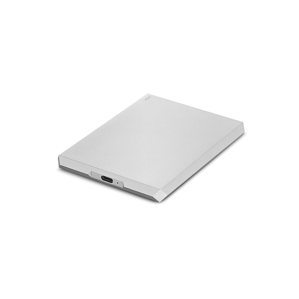 LaCie - Mobile USB-C Festplatte 1TB - Moon Silver