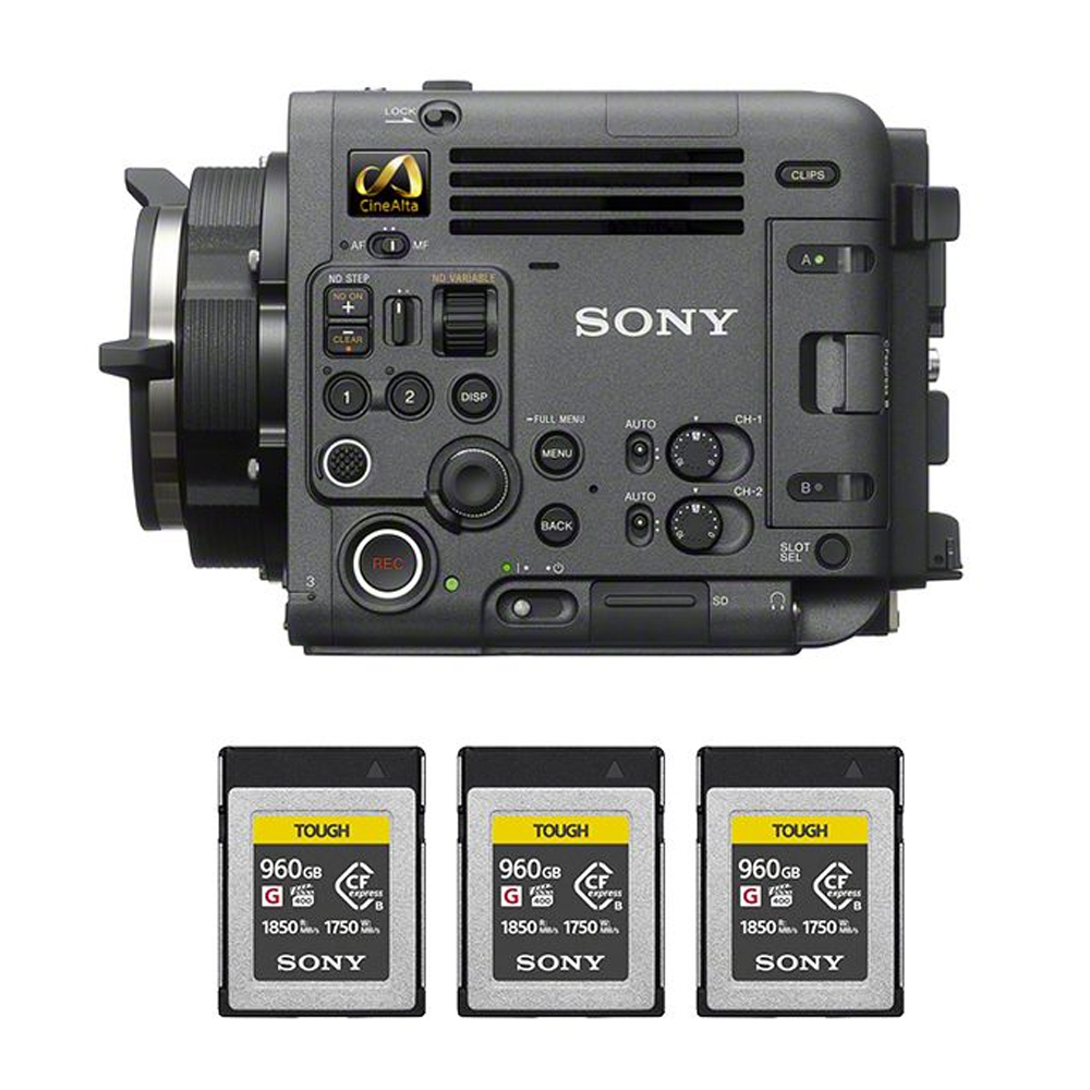 Sony - BURANO CINE Kit + 3x CEB-960T Speicherkarten