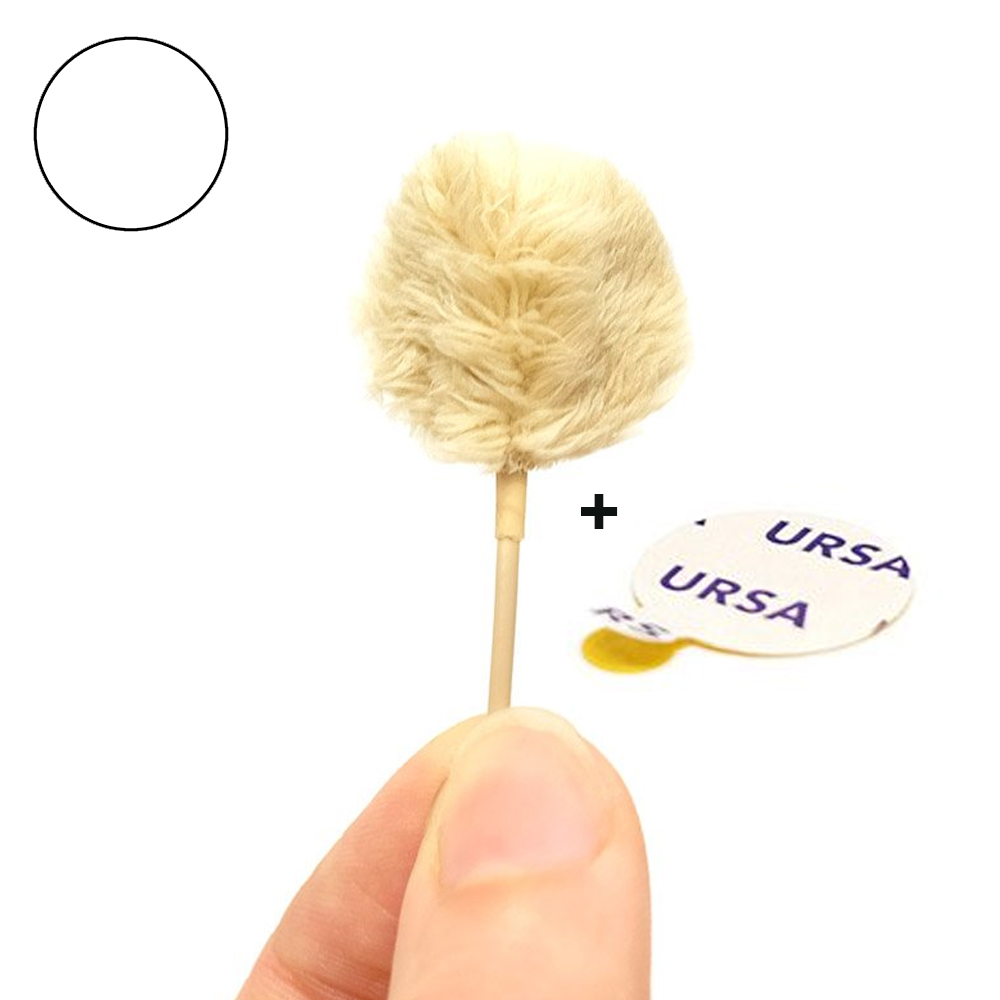 URSA - Plush Circle / 9x Plush Circle / 30x Stickies / Weiß