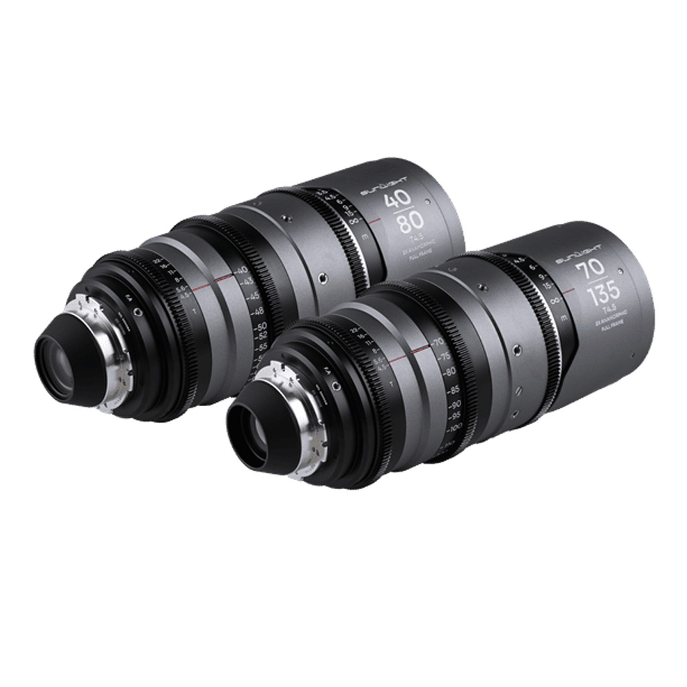 LAOWA - Sunlight Bundle 40-80/70-135mm T4.5 2x FF Anamorphic Zoom PL (Silver)