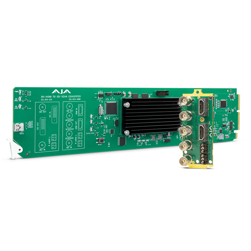 AJA - OpenGear HDMI zu 3G-SDI Scan Converter mit DashBoard support