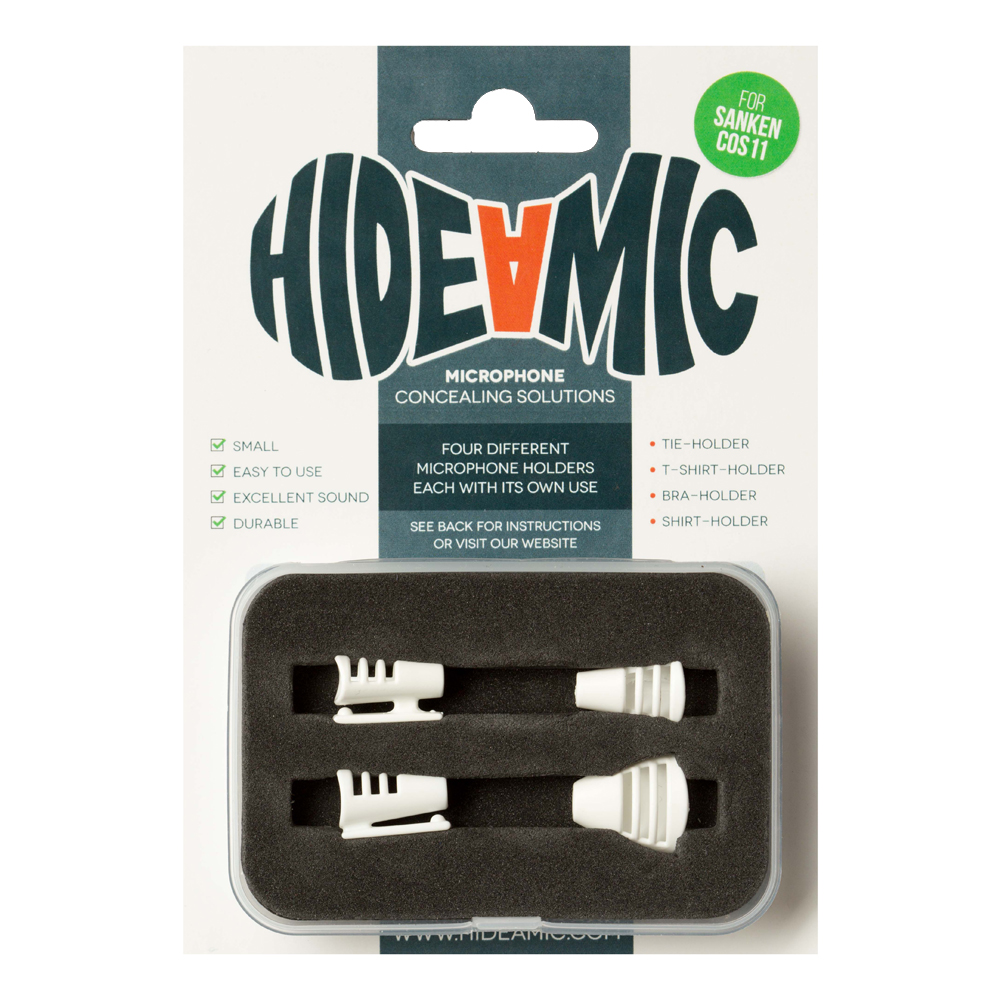 Hide a Mic - Concealer Set für Sanken COS 11 / Weiß