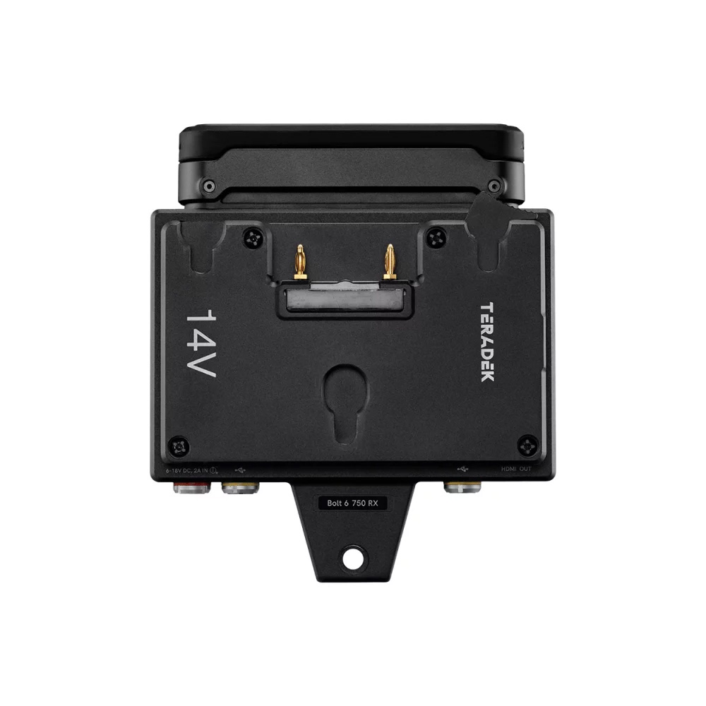 Teradek -  Bolt 6 Monitor Module 750 Int Ant RX Gold-Mount